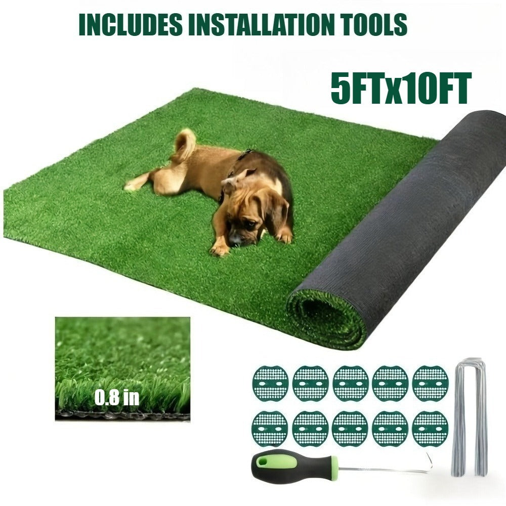 Artificial Grass  roll 0.7in-Height 2colors 5ft-width