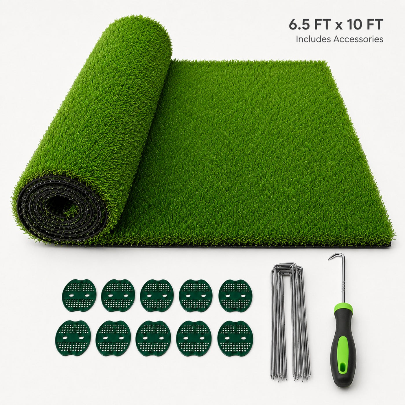Artificial Grass roll 0.7in-Height 4colors 6.5ft-width